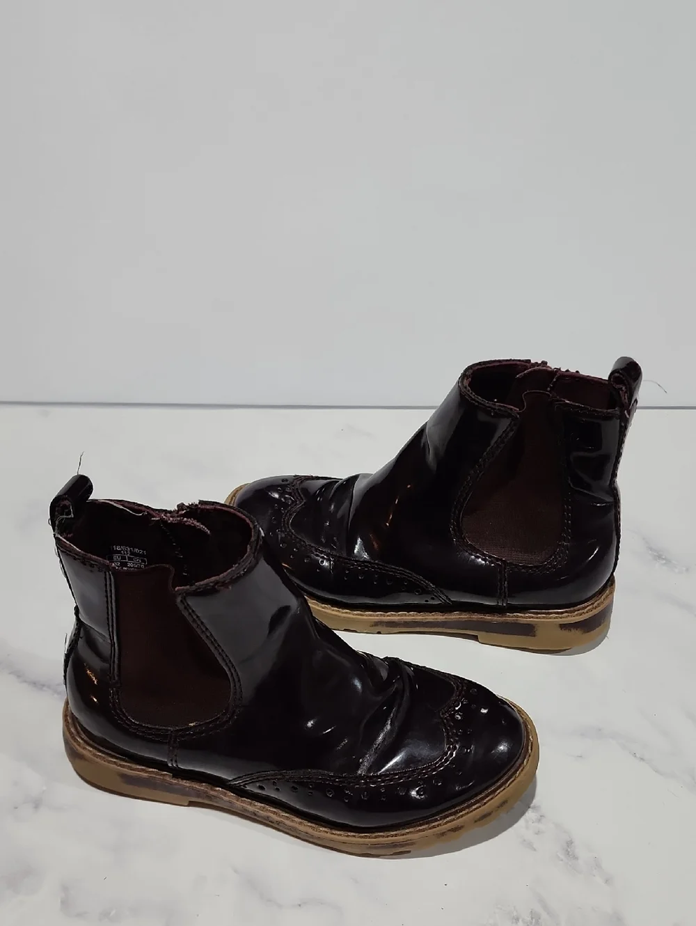 Zara Kids Dark Purple Burgundy Boots